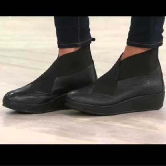 Fly London Shoes - 🛍 Fly London RARE Blis Wedge Ankle Slip On Boots
